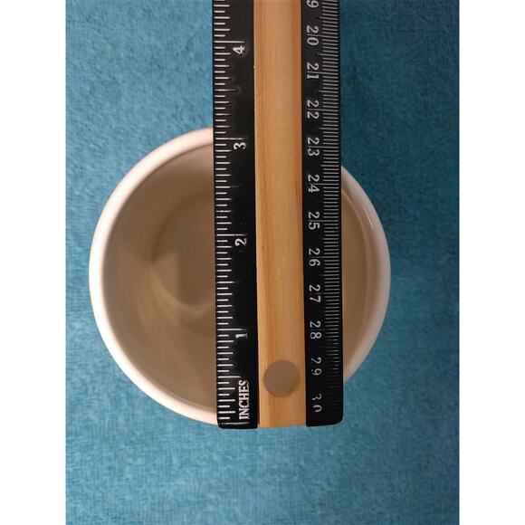 Lillian Vernon Red Cherries & Striped Fence Drinking Coffee Tea Mug Ceramic - Picture 3 of 8